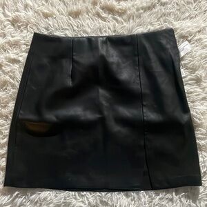 Leather skirt